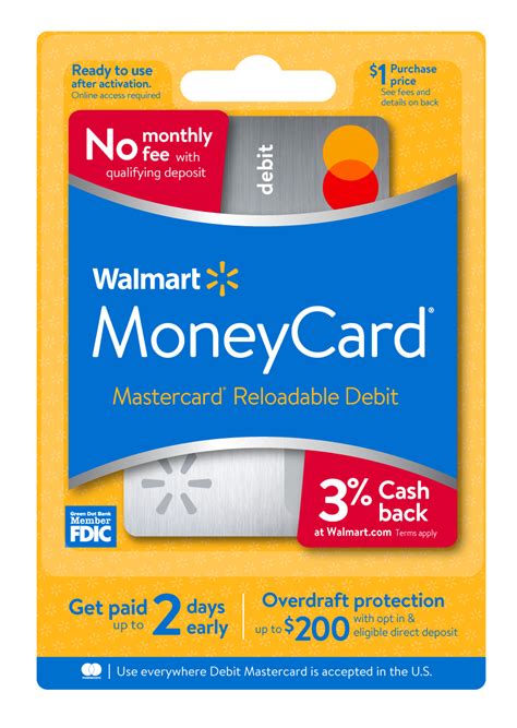 one walmart debit card